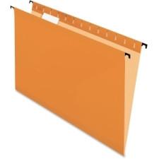 Pendaflex SureHook Hanging File Folder - Legal - 8 1/2'' x 14'' Sheet Size - Orange - Recycled - 20 / Box