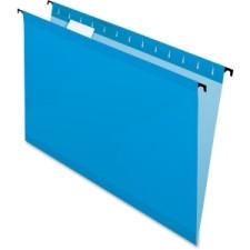 Pendaflex SureHook Hanging File Folder - Legal - 8 1/2'' x 14'' Sheet Size - Blue - Recycled - 20 / Box