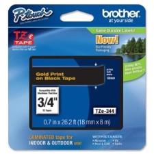 Brother TZ Lettering Label Tape - 3/4'' Width - Gold - 1 Each