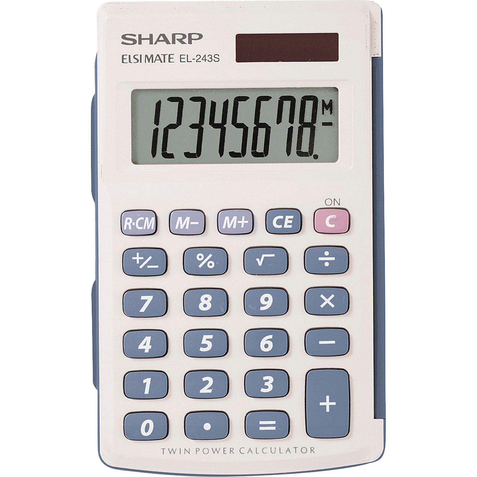 Sharp Calculators EL-243SB 8-Digit Pocket Calculator