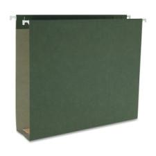 Business Source Hanging Box Bottom File Folder - Legal - 8 1/2'' x 14'' Sheet Size - 2'' Expansion - 1/5 Tab Cut - Standard Green - Recycled - 25 / Box