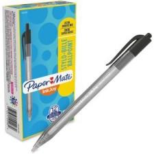 Paper Mate InkJoy 100 RT Ballpoint Pen - Medium Pen Point Type - 1 mm Pen Point Size - Black Gel-based Ink - 1 Dozen