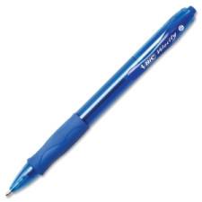BIC Velocity Ballpoint Pen - Bold Pen Point Type - 1.6 mm Pen Point Size - Refillable - Blue Ink - Translucent Blue Barrel - 1 Dozen