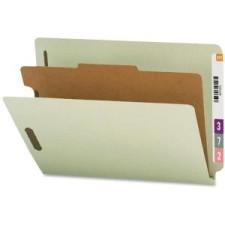 Smead End Tab Classification Folder with Dividers - Letter - 8 1/2'' x 11'' Sheet Size - 2'' Expansion - 2 Fastener(s) - 2'' (50.8 mm) Fastener Capacity for Folder - 1 Divider(s) - 25 pt. Fol