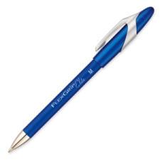 Paper Mate Flexgrip Elite Ballpoint Pen - Medium Pen Point Type - Blue Alcohol Based Ink - Blue Barrel - 1 Dozen