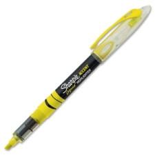 Sharpie Accent Pen-Style Liquid Highlighter - Micro Marker Point Type - Chisel Marker Point Style - Fluorescent Yellow Pigment-based Ink - Each