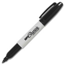 Sharpie Super Permanent Marker - Bold Marker Point Type - Black Alcohol Based Ink - Each