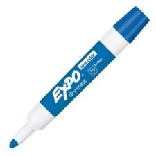 Expo Dry Erase Markers - Bullet Marker Point Style - Blue Ink - 1 each