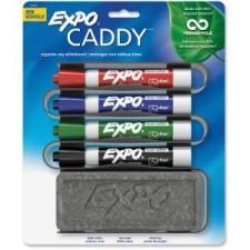 Expo Whiteboard Caddy Organizer - Chisel Marker Point Style - Assorted Ink - 4 / Set