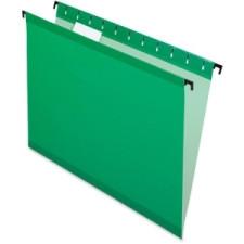 Pendaflex SureHook Hanging File Folder - Letter - 8 1/2'' x 11'' Sheet Size - Bright Green - Recycled - 20 / Pack