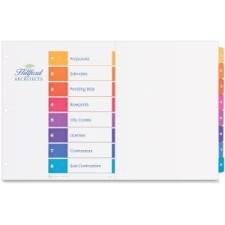 Avery Ready Index Table of Contents Dividers - 8 x Divider(s) - Print-on - 11'' Divider Width x 17'' Divider Length - Tabloid - 3 Hole Punched - 8 / Set
