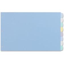 Avery Translucent Durable Write-on Dividers - 8 x Divider(s) - Write-on - 11'' Divider Width x 17'' Divider Length - Tabloid - 3 Hole Punched - Multicolor, Translucent Plastic Divider - 8 / S