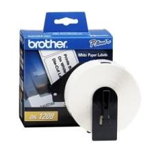Brother Address Label - 3 1/2'' Width x 1 1/2'' Length - 400 / Roll - Rectangle - Direct Thermal - White - Paper - 400 / Roll