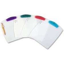 Storex Clip 'N Carry Clipboards - 9.75'' x 12.75'' - Plastic - Assorted