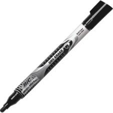 BIC Great Erase Liquid Ink Dry Erase Markers - Fine Marker Point Type - Bullet Marker Point Style - Black Ink - 1 Dozen