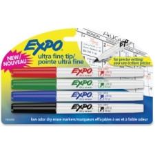 Expo Fine Point Dry-erase Markers - Fine Marker Point Type - Assorted Ink - 4 / Set