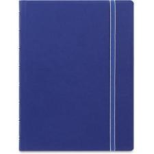 Rediform A5 Size Filofax Notebook - 56 Sheets - Printed - Twin Wirebound - 100 g/m&#178; Grammage - A5 11.7'' (297 mm) x 8.3'' (210 mm) - Off White Paper - Blue Cover - Leatherette Cover - 1