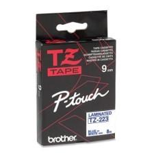 Brother P-Touch TZ-223 Laminated Tape - 23/64'' Width x 26 1/4 ft Length - Direct Thermal - White