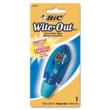 Wite-Out Correction Tape - 0.2'' (5.1 mm) Width x 26.2 ft Length - White Tape - Micro Dispenser - 1 Each - White