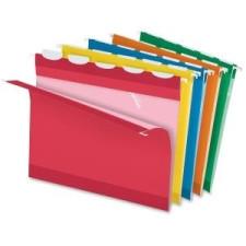 Pendaflex ReadyTab Color Hanging Folder - Letter - 8 1/2'' x 11'' Sheet Size - 1/5 Tab Cut - Assorted - 25 / Box