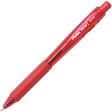 Pentel WOW! Retractable Ballpoint Pen - Medium Pen Point Type - 1 mm Pen Point Size - Red Ink - Red Barrel - 1 Dozen