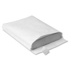 Quality Park Plain Expansion Envelopes - Expansion - 12'' x 16'' - 2'' Gusset - 14 lb - Self-sealing - Tyvek - 100 / Carton - White