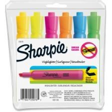 Sharpie SmearGuard Assorted Coloured Tank Style Highlighters - 6/Pack