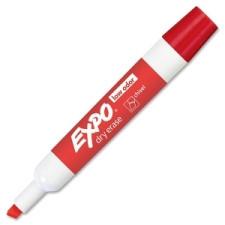 Expo Dry Erase Chisel Point Markers - Chisel Marker Point Style - Red Ink/