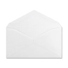 MeadWestvaco Columbian Plain Business Envelope - Business - 3.62'' x 6.50'' - 24 lb - Gummed - Wove - 500 / Box - White