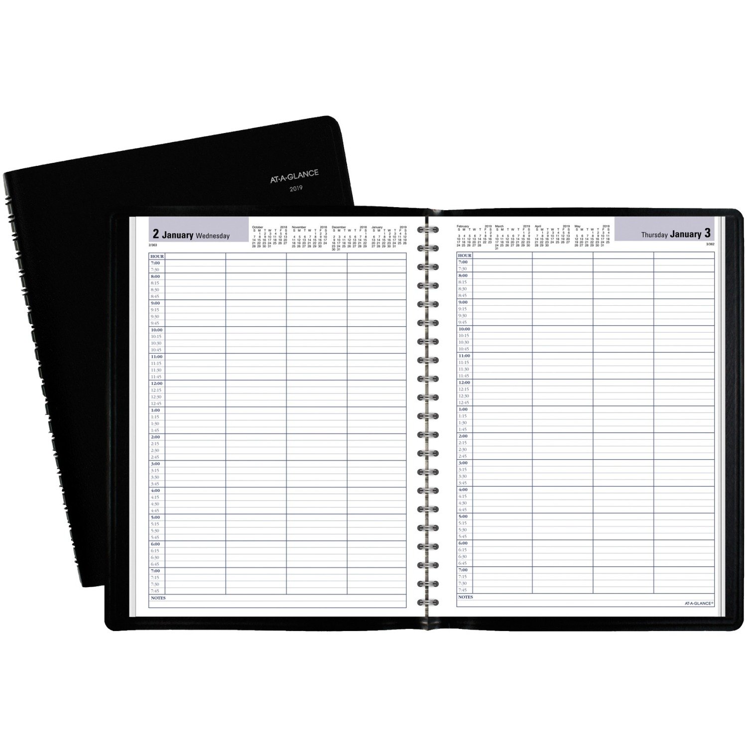 At-A-Glance DayMinder 4-Person Daily Appointment Book