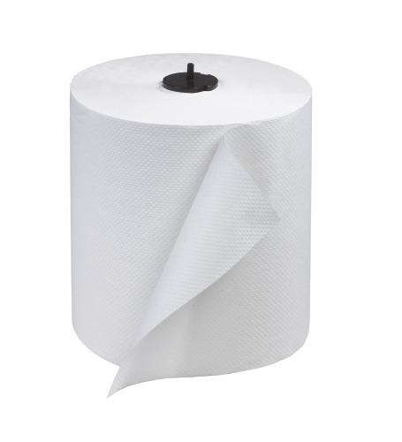 Tork Advanced Hand Roll Towel 7.8" x 700' Embossed White - 6/Rolls