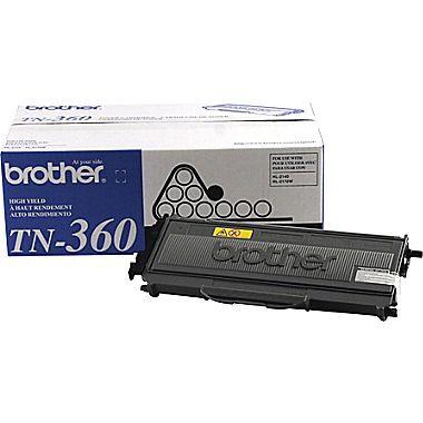 Brother TN360 - Black High Yield Toner - Original (TN-360)