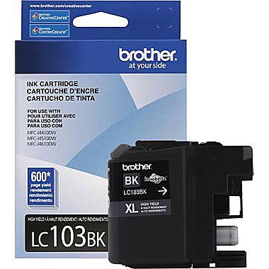 Brother LC103BKS - Black - Original High Yield Ink Cartridge