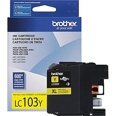 Brother LC103YS - Yellow - Original High Yield Ink Cartridge