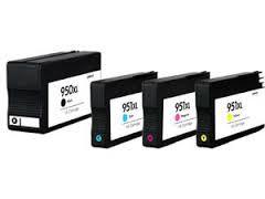 HP 950XL/951XL - (COMBO PACK) Black and Colour, High-Yield, 4/Pack - Dataproducts New Compatible (C2P01FN#140)