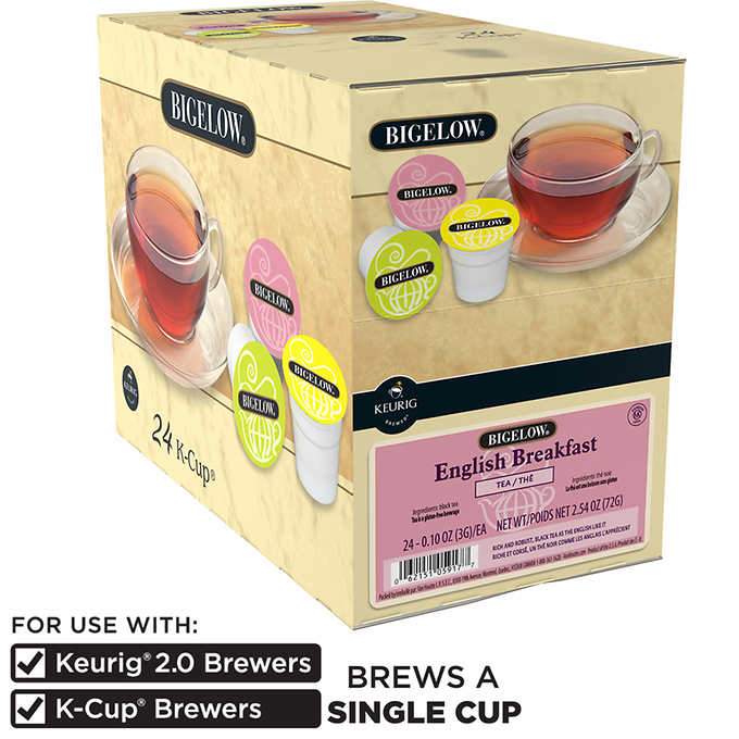 Bigelow® English Breakfast Single Serve Tea Pods (24 Pack)