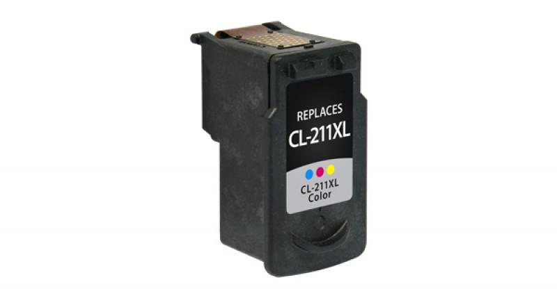 Canon CL211XL - Dataproducts New Compatible - Cyan Magenta Yellow Ink Cartridges (CL-211XL)