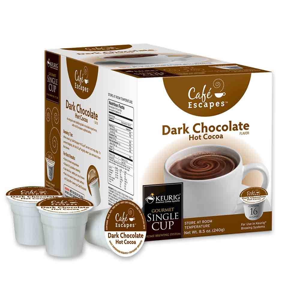 Cafe Escapes® Dark Chocolate Hot Cocoa Single Serve Cups (24 Pack)
