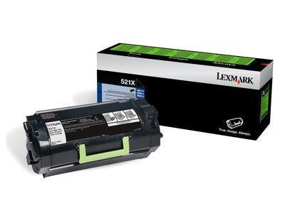 Lexmark 52D1X00 Black Return Program Toner Cartridge, Extra High Yield