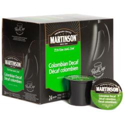 Martinson Coffee Columbian Decaf Single Serve Coffee (24 Pack)