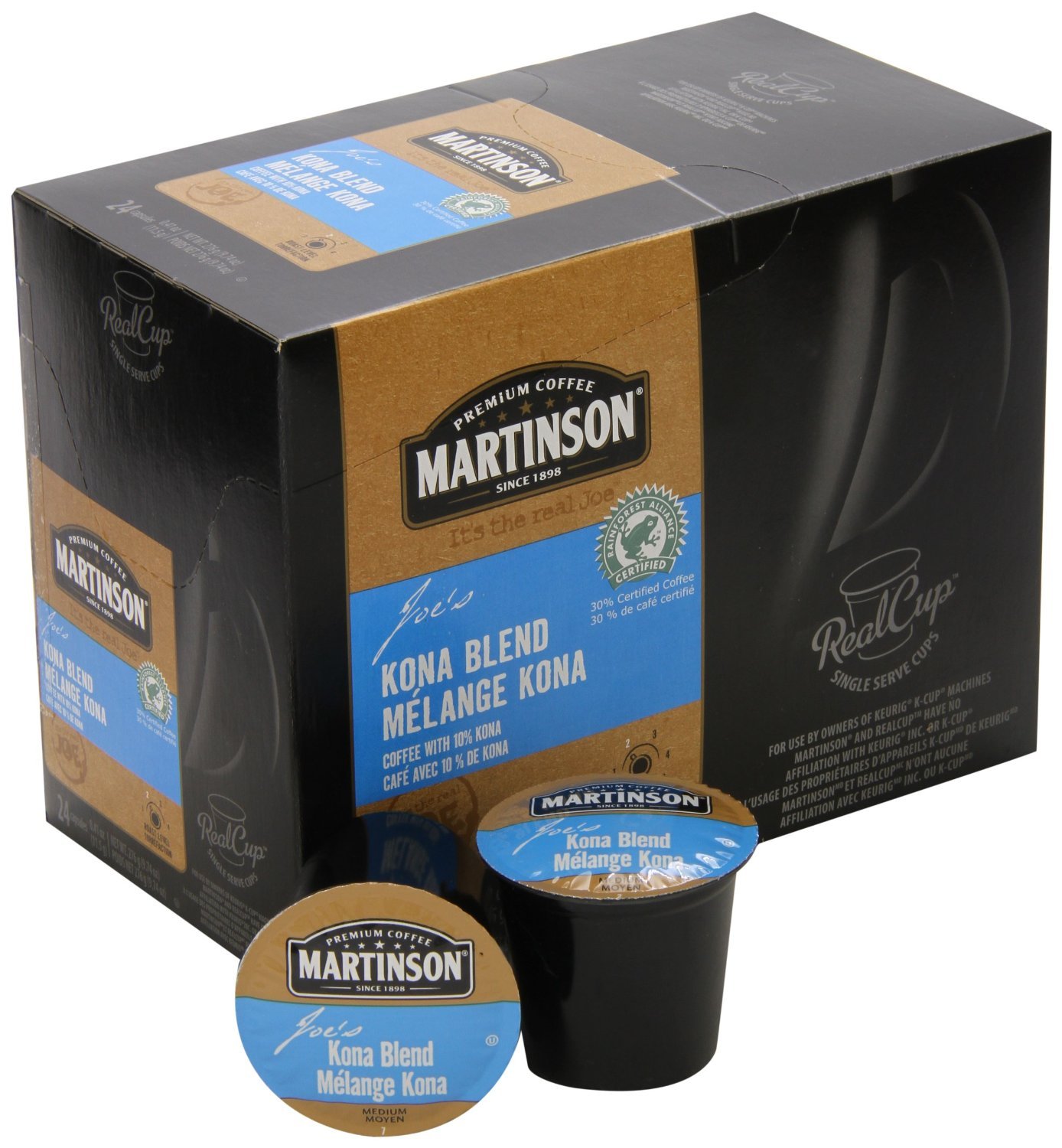 Martinson Coffee Kona Blend Single Serve Coffee (24 Pack)