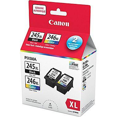 Canon PG-245XL/CL-246XL - Original - Black & Colour Ink Cartridges (Combo Pack)