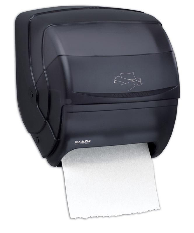 Integra Hand Towel Dispenser Black Plastic 15.5'' x 13'' x 9'' - Each