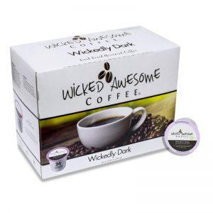 Wicked Awesome Coffee Wickedly Dark Single Serve Coffee Cups (24 Pack)