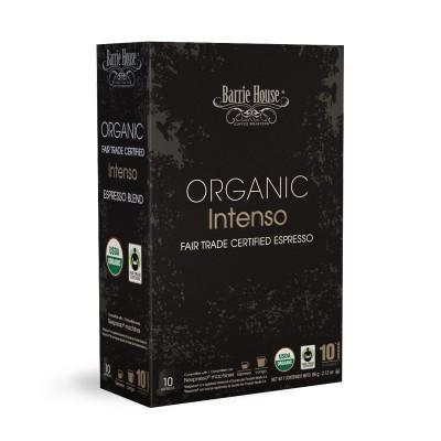 Barrie House Organic Intenso Nespresso Compatible Capsules, 10 Pack