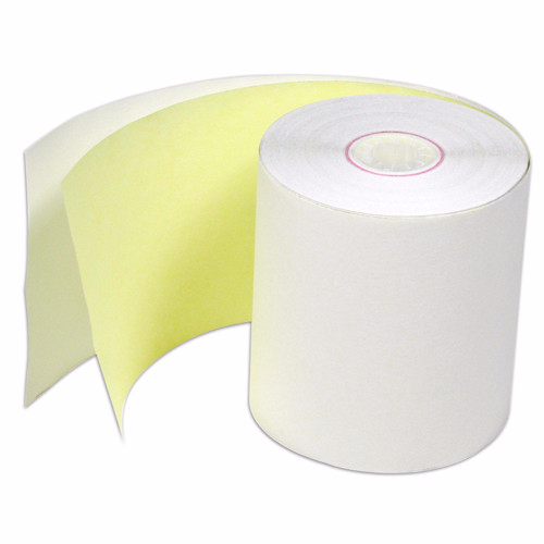 2 Ply CORED -  3'' x 100 Ft Bright Bond Paper, 1 box of 50 rolls