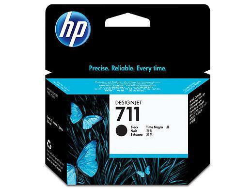 HP 711 - Black - Original Ink Cartridge 80 ml  (CZ133A)