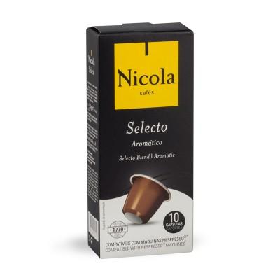 Nicola Cafés Selecto Nespresso Compatible Capsules, 10 Pack