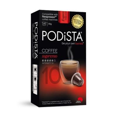 PODiSTA® Supremo Nespresso Compatible Capsules, 10 Pack